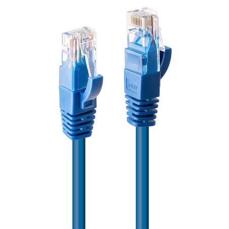"High-Performance Lindy 15M Cat6 U/UTP Cable - Blue - Manufacturer Part #: 48023"